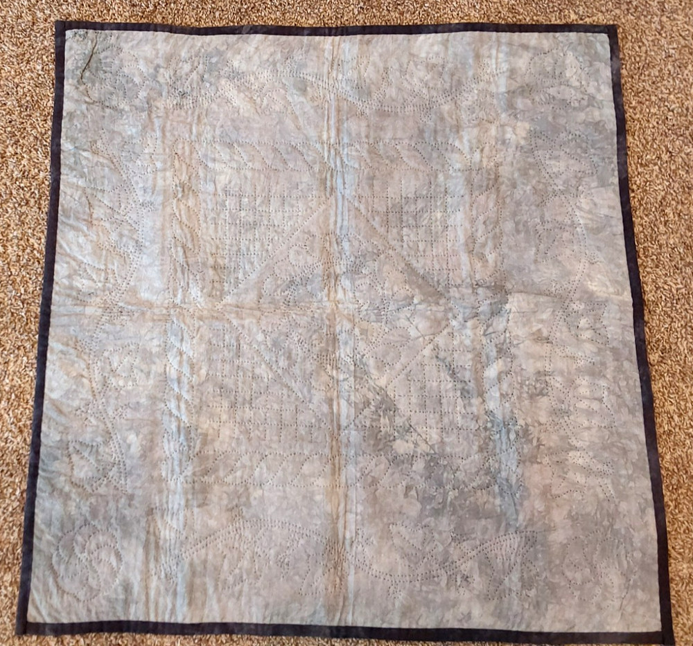 Homemade Patchwork Quilt Amish 30” Square