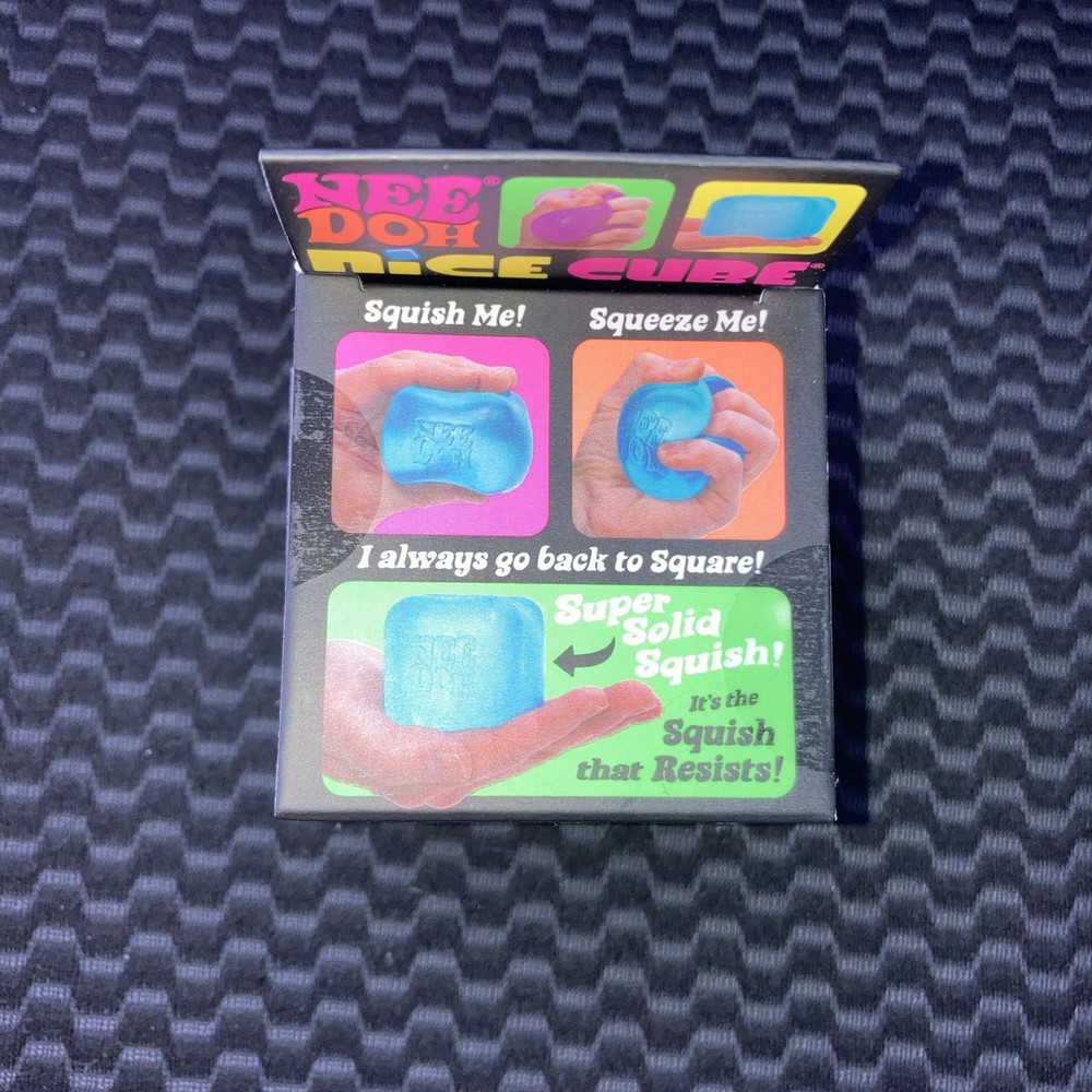 Nee Doh Nice Cube - Super Solid Squish! (Purple)
