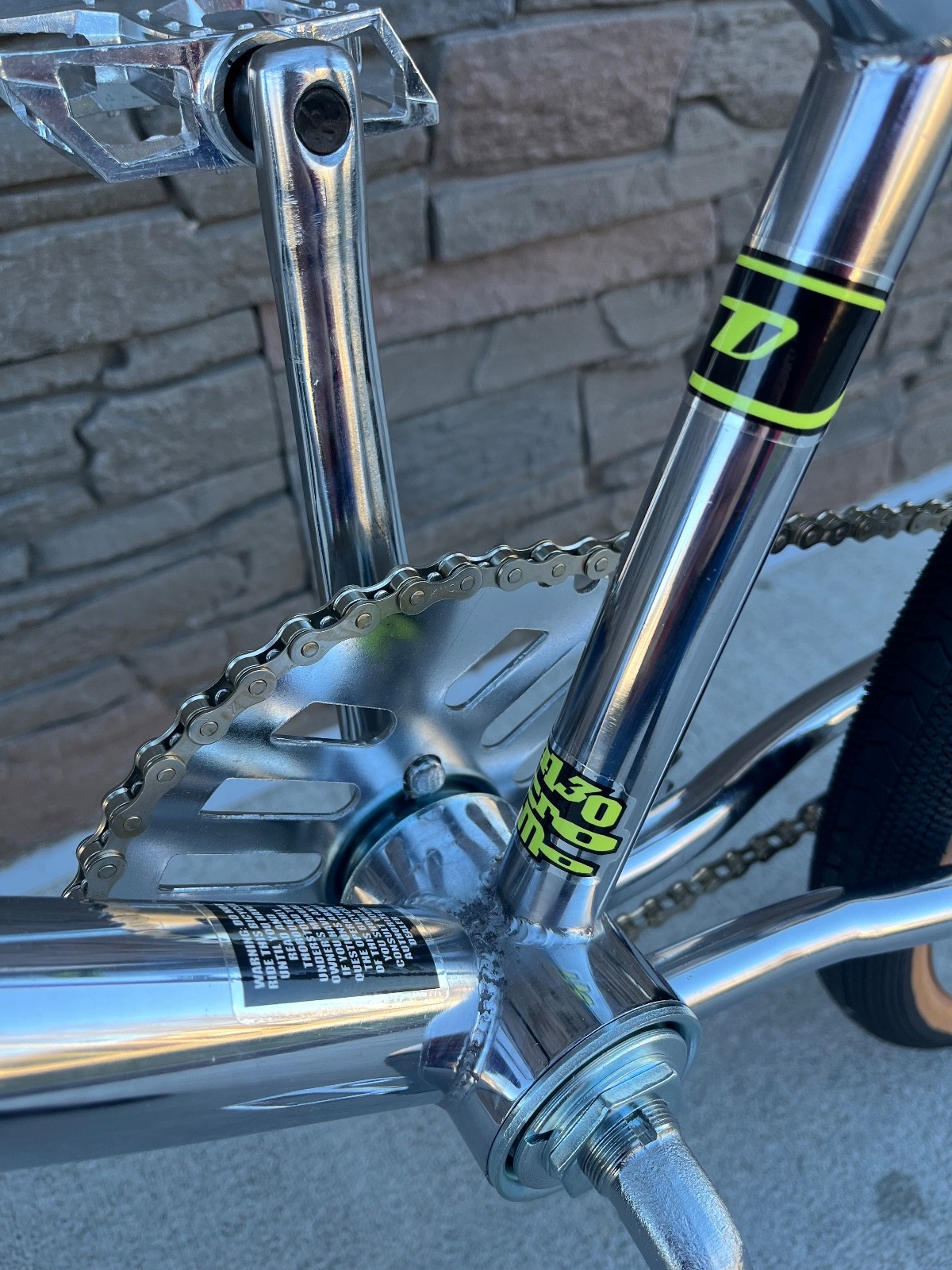 Dyno Air Bmx Bike Old School Bike Gt performer Compe Air Frame Forks Chrome