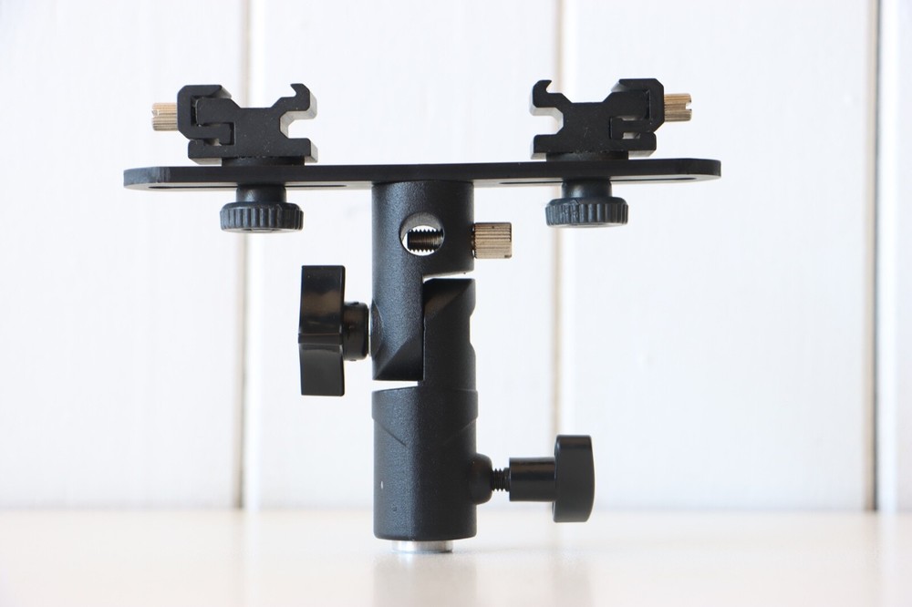 Dual Flash / Audio DSLR mount / bracket