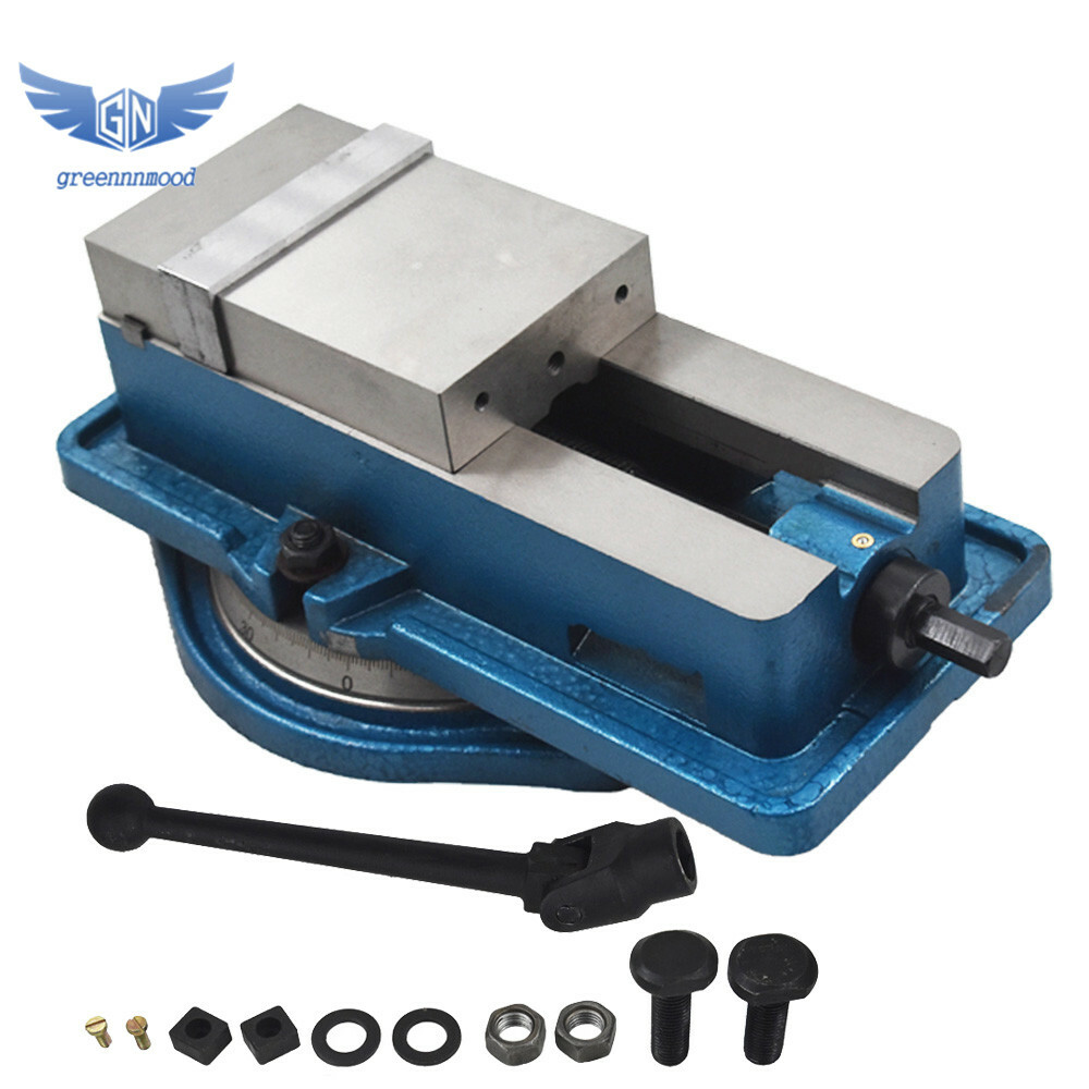 4'' Lockdown Vise Precision CNC Milling Machine Bench Clamp Vice With Base