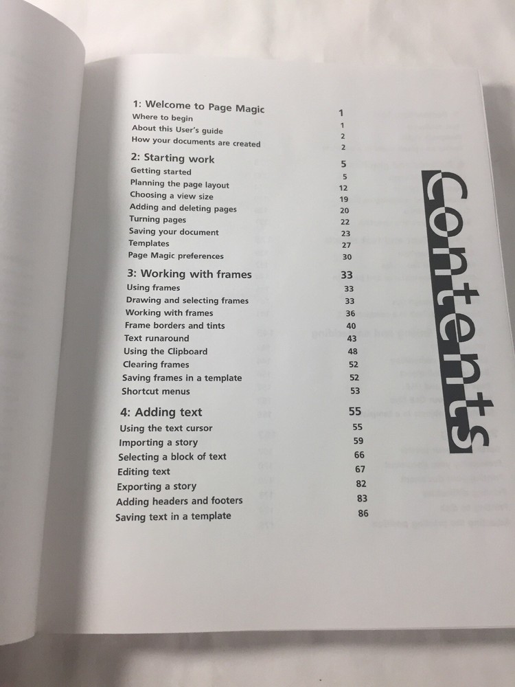 Page Magic ~ User Guide ~ Software That Makes You Look More Professional