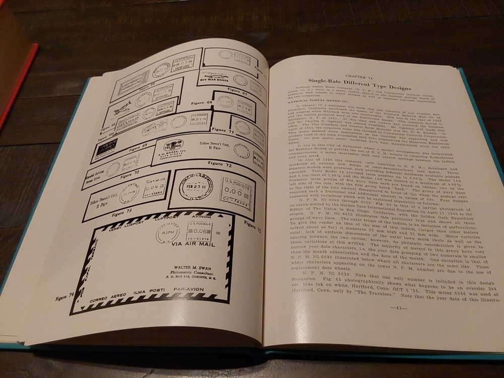 History and Evolution of Metered Postage by William K Thomas Postage Stamp Book