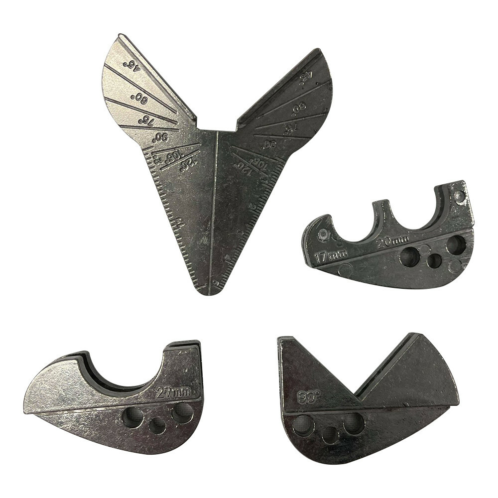 Multi-Functional Pipe Cutter Interchangeable Anvils Forged Steel Blade - 5Pc Set