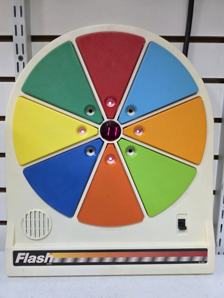 1980 Ideal - Flash, The Electronic Arcade Game, New, Missing One Leg, Working