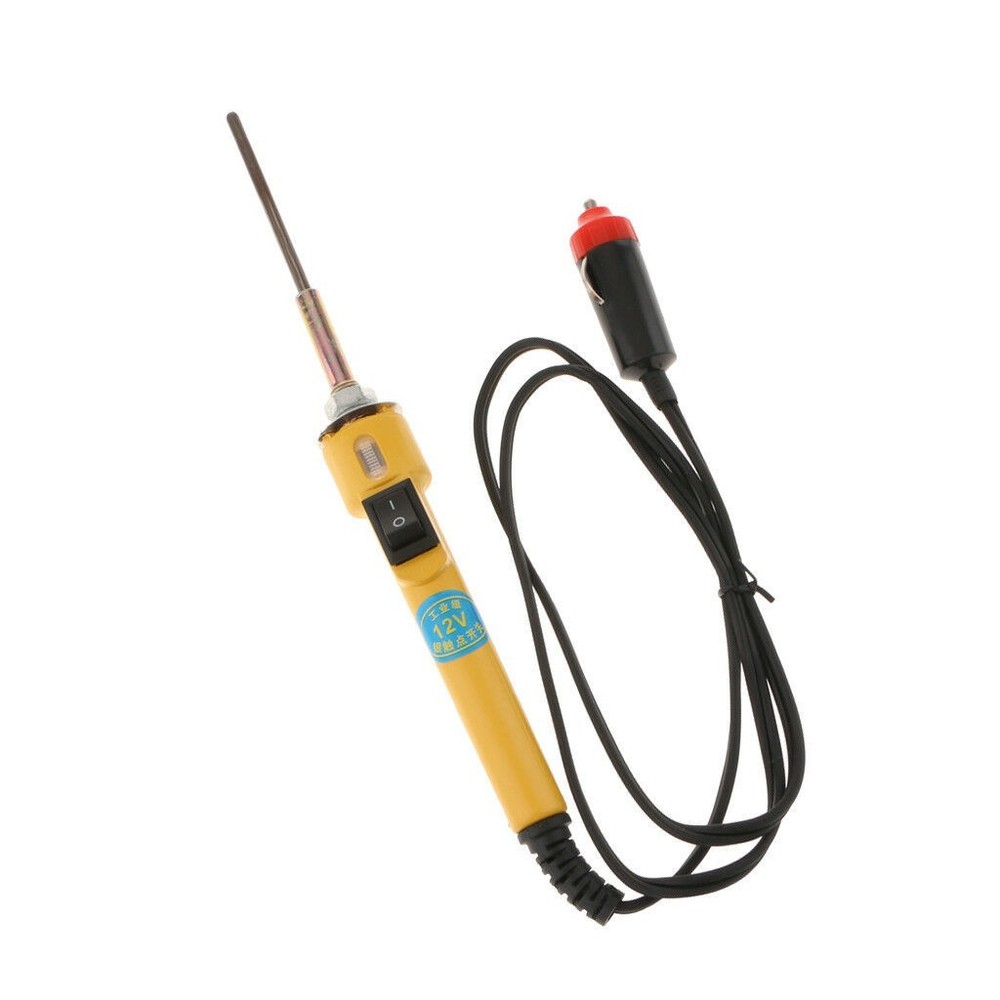 Quick Heating 12V Soldering Iron for Enhanced Work Efficiency and Comfort Grip