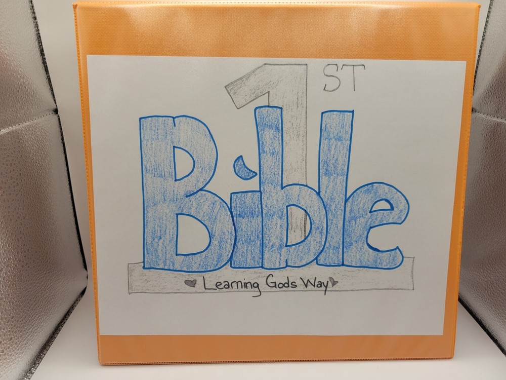 Bible 1st children's learning binder