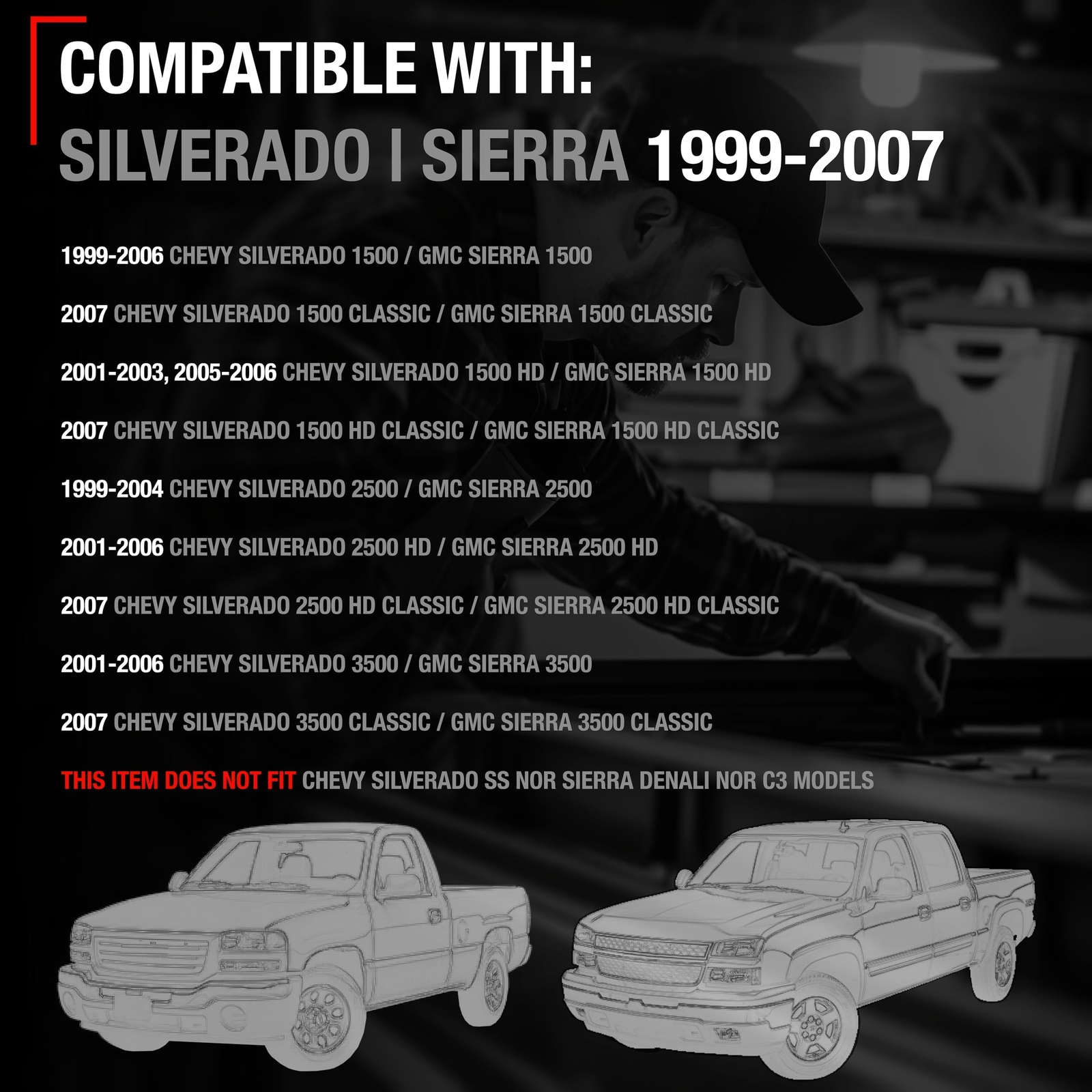 Tailgate Handle Bezel Trim for Chevrolet Silverado; GMC Sierra - Tailgate Han...