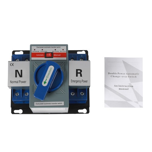 2P Mini Switch Dual Power Transfer Switch Automatic Conversion Switch Self Cast