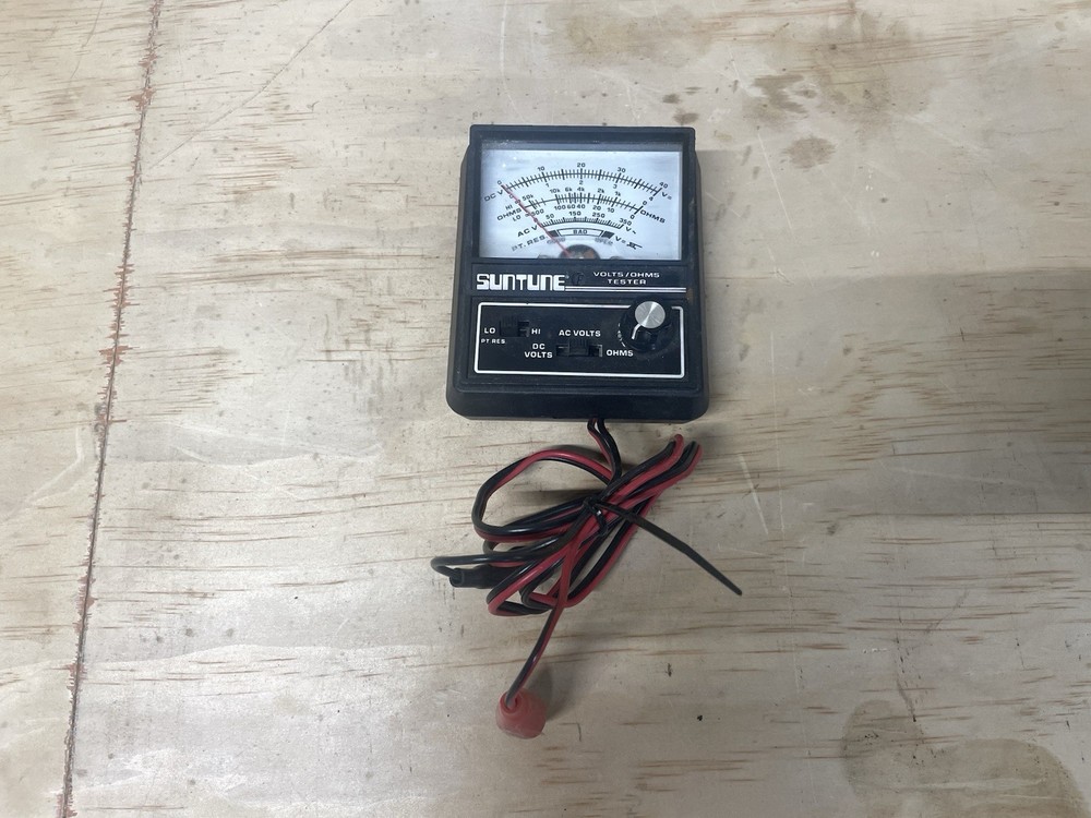 Sunpro suntune Volts /Ohms 6 Function Analyzer Testers Cp7610 (AC-DC Tester)