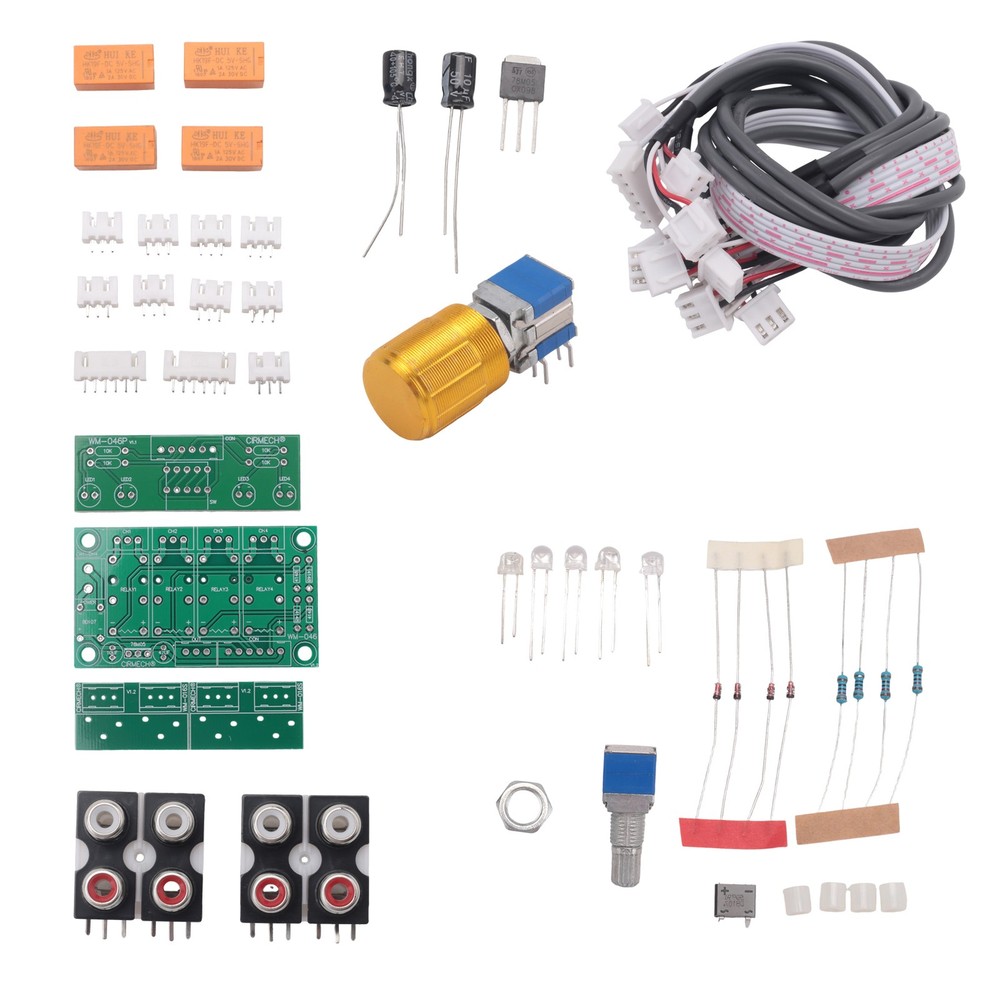Relay 4-Way Audio Input   Switching  Audio Input Selection Board of5538