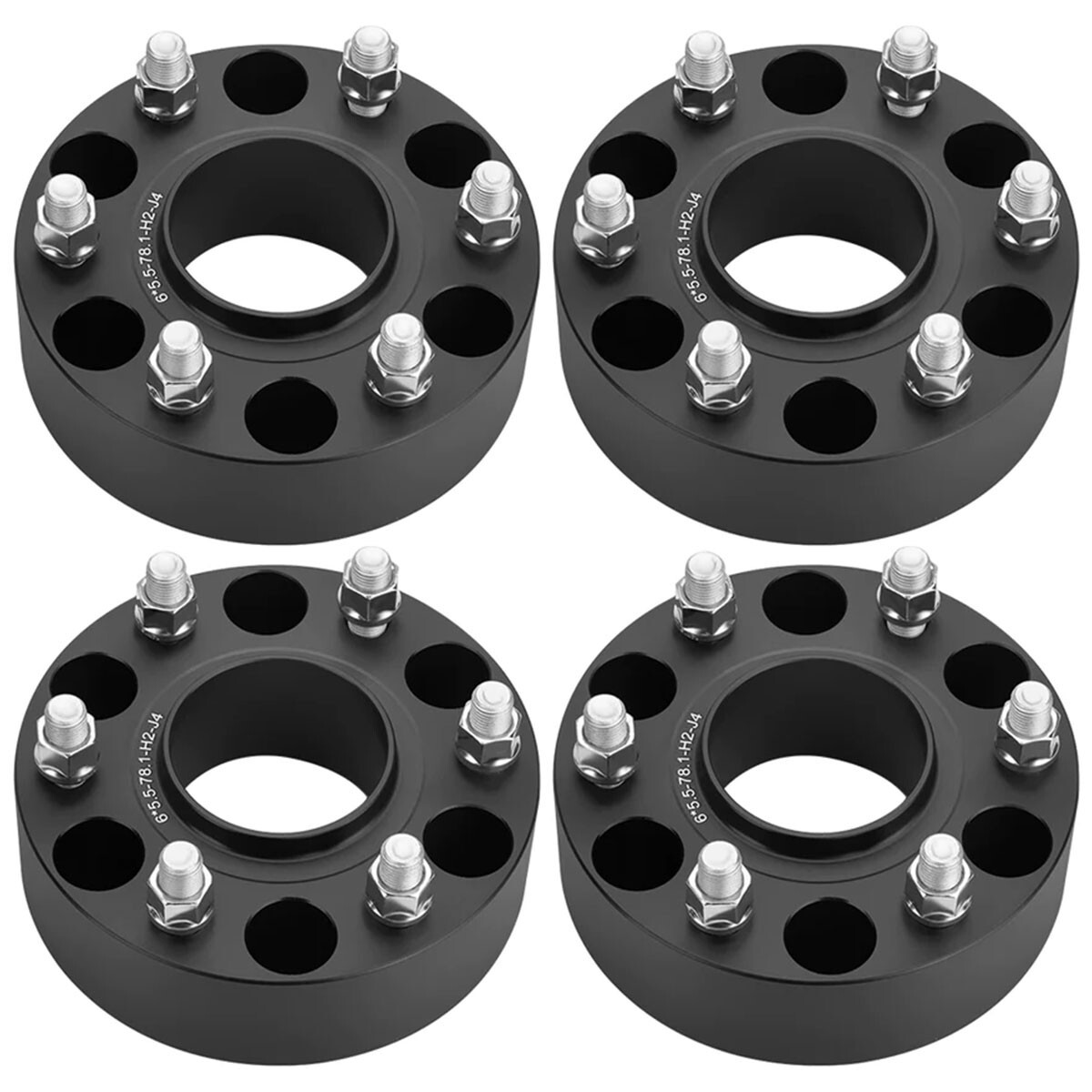KSP(4) 2" 6X5.5 Hubcentric Wheel Spacer for Chevy Silverado 1500 GMC Sierra 1500