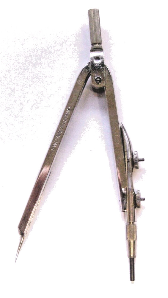 Vintage F. Weber Co. FWC Small Compass Drafting Engineering Tool Made in Germany