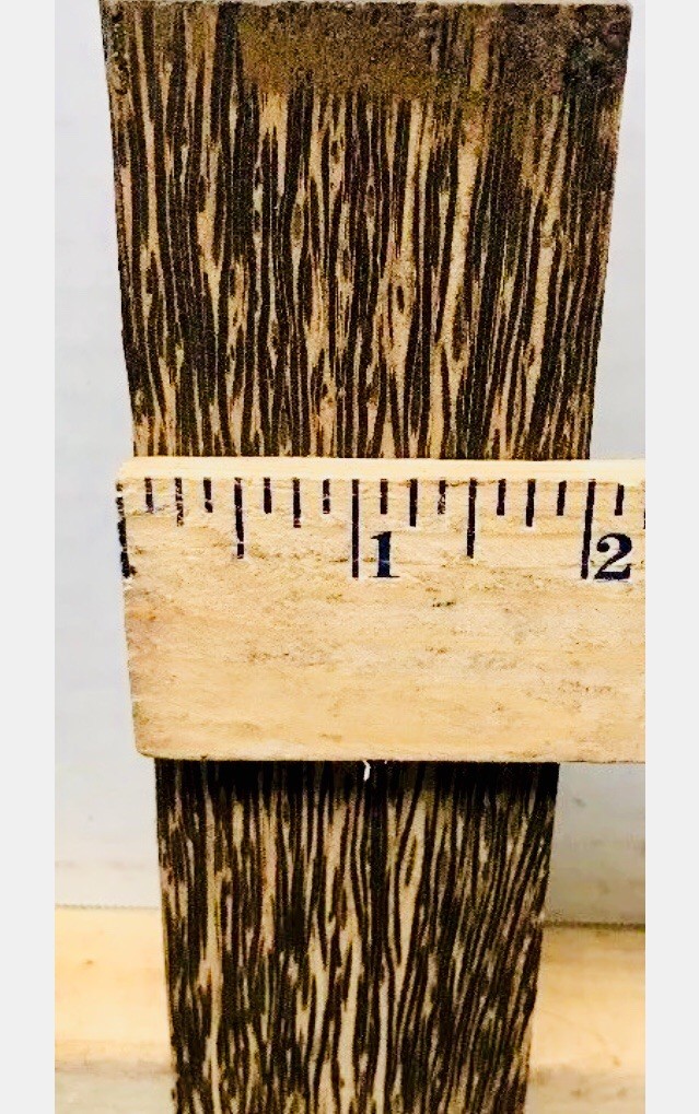 Black Palm Turning Wood Blank Spindle Square Lumber Wood Block 2" x 2" x 6"