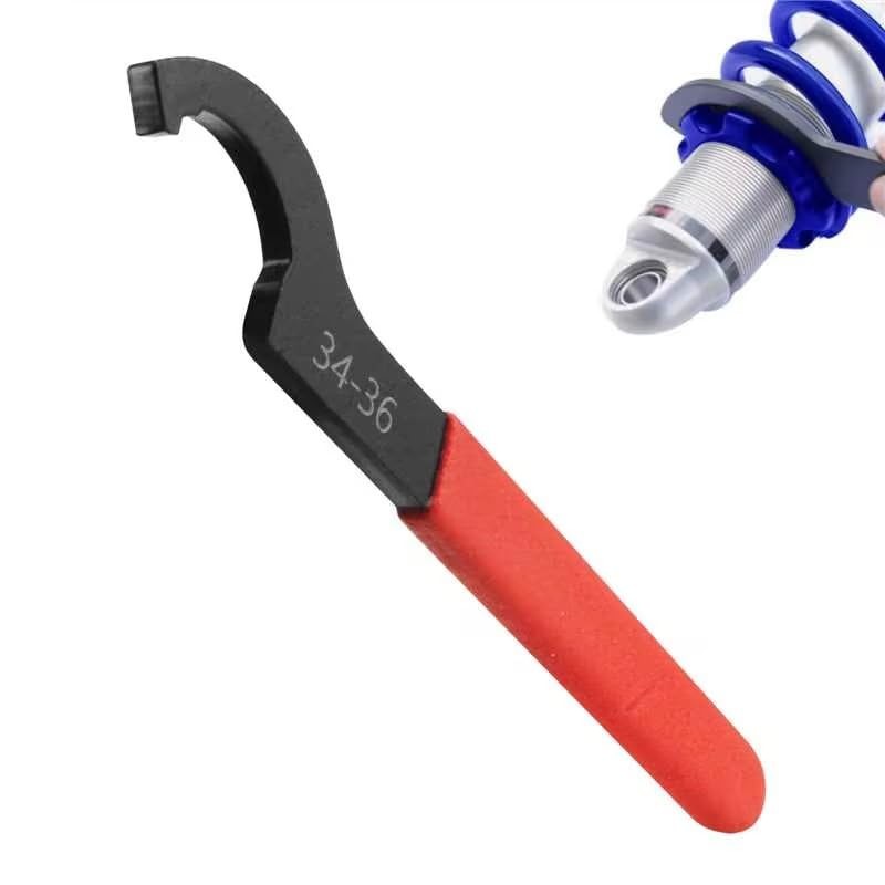 Universal Motorcycle Shock Absorber Spanner Wrench Hook Pin Spanner 34-36
