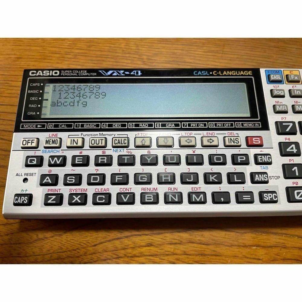 CASIO VX-4 Pocket Computer Super College Programmable Compact NO DUTY