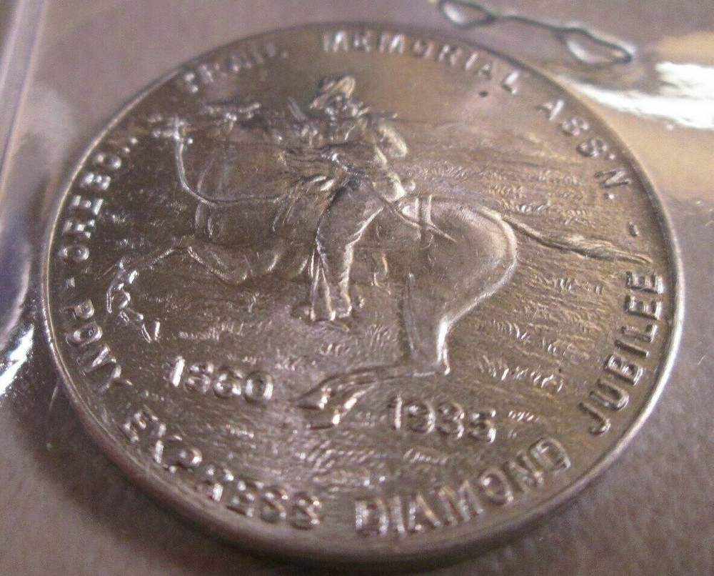 1935 PONY EXPRESS SO-CALLED HALF DOLLAR BU