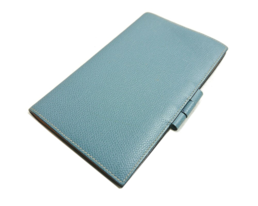 Authentic HERMES Notebook agenda Leather #8411
