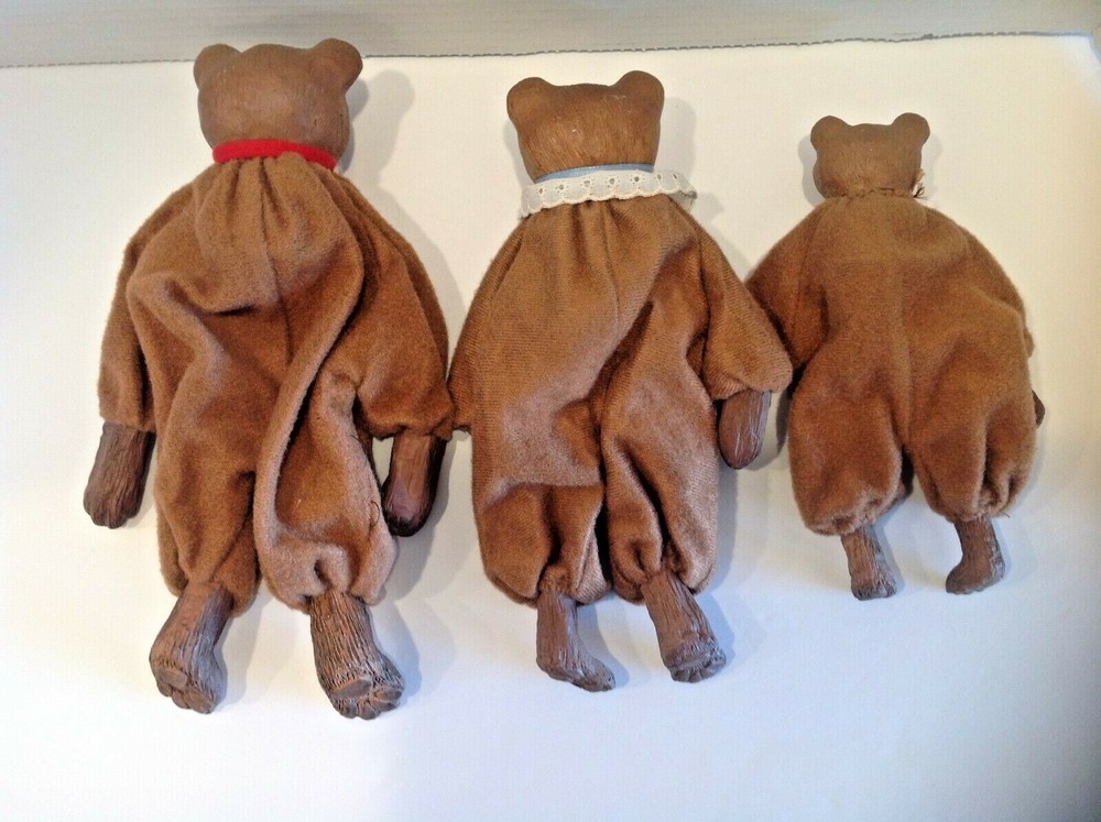 THE THREE BEARS FIGURINES