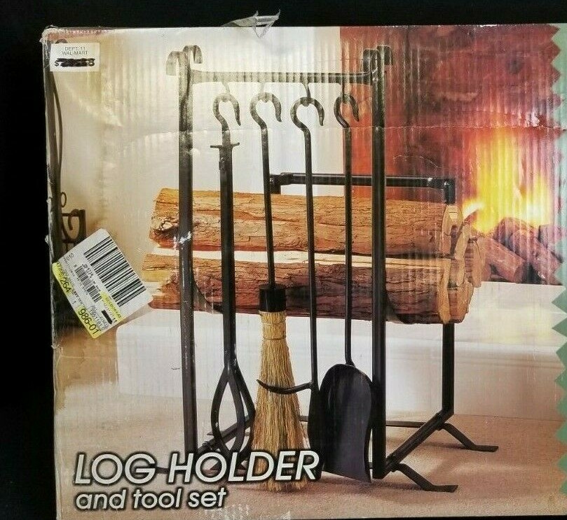 Home Trends Gild/Pewter FIREPLACE/HEARTH TOOL SET