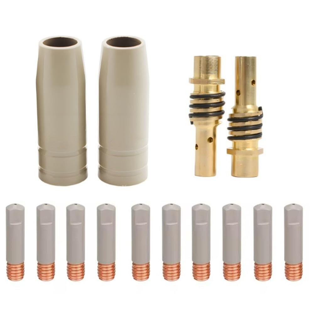 Coating Contact Nozzles and Holders for Effective Welding Solutions 14PCS