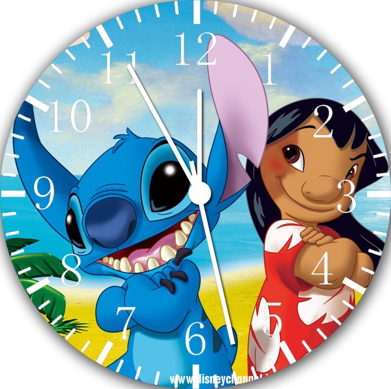Lilo & Stitch Wall Clock E155 Personalized option with adding name