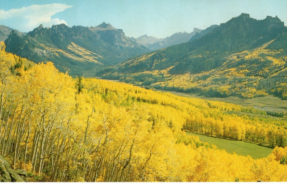 AUTUMN IN THE CIMARRON RIVER VALLEY, CO - PC4028