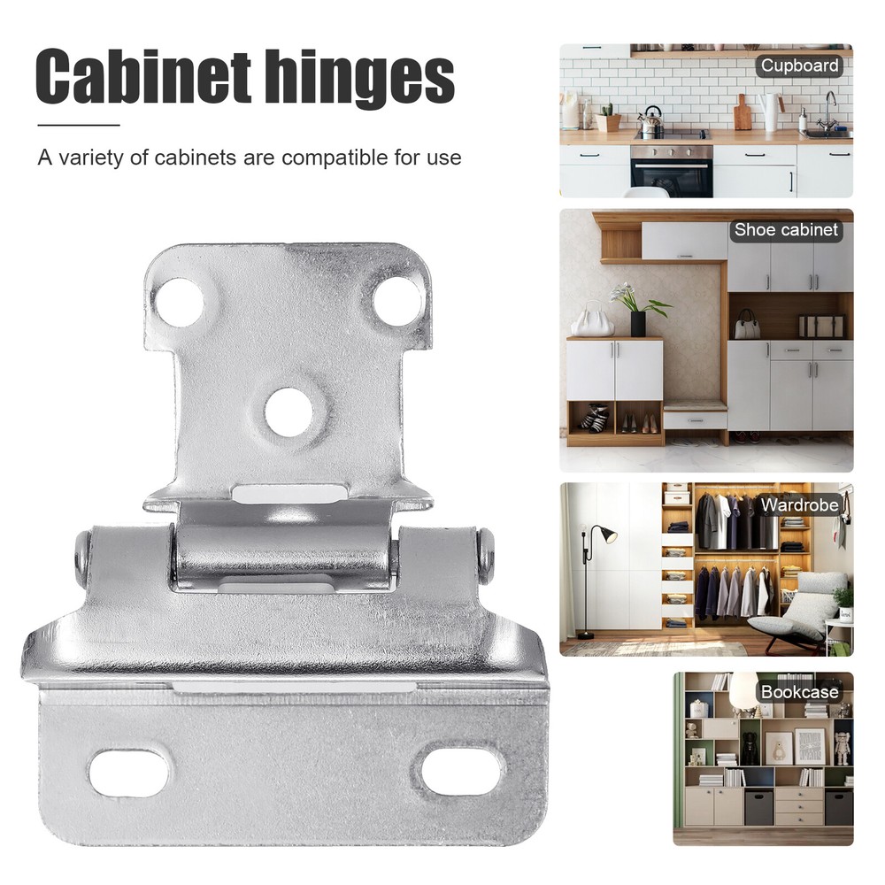 1/2" Overlay Semi Partial Wrap Kitchen Cabinet Hinges Self Closing Cabinet Hinge