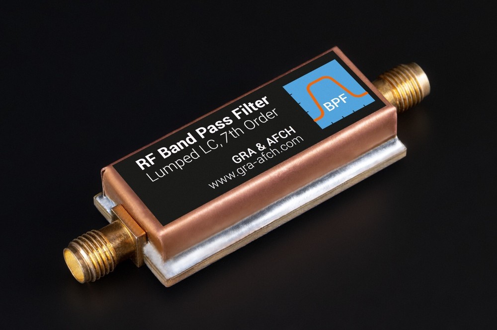 Band Pass Filter BPF 7th Order 433MHz for RF Receiver Transmitter Amplifier etc