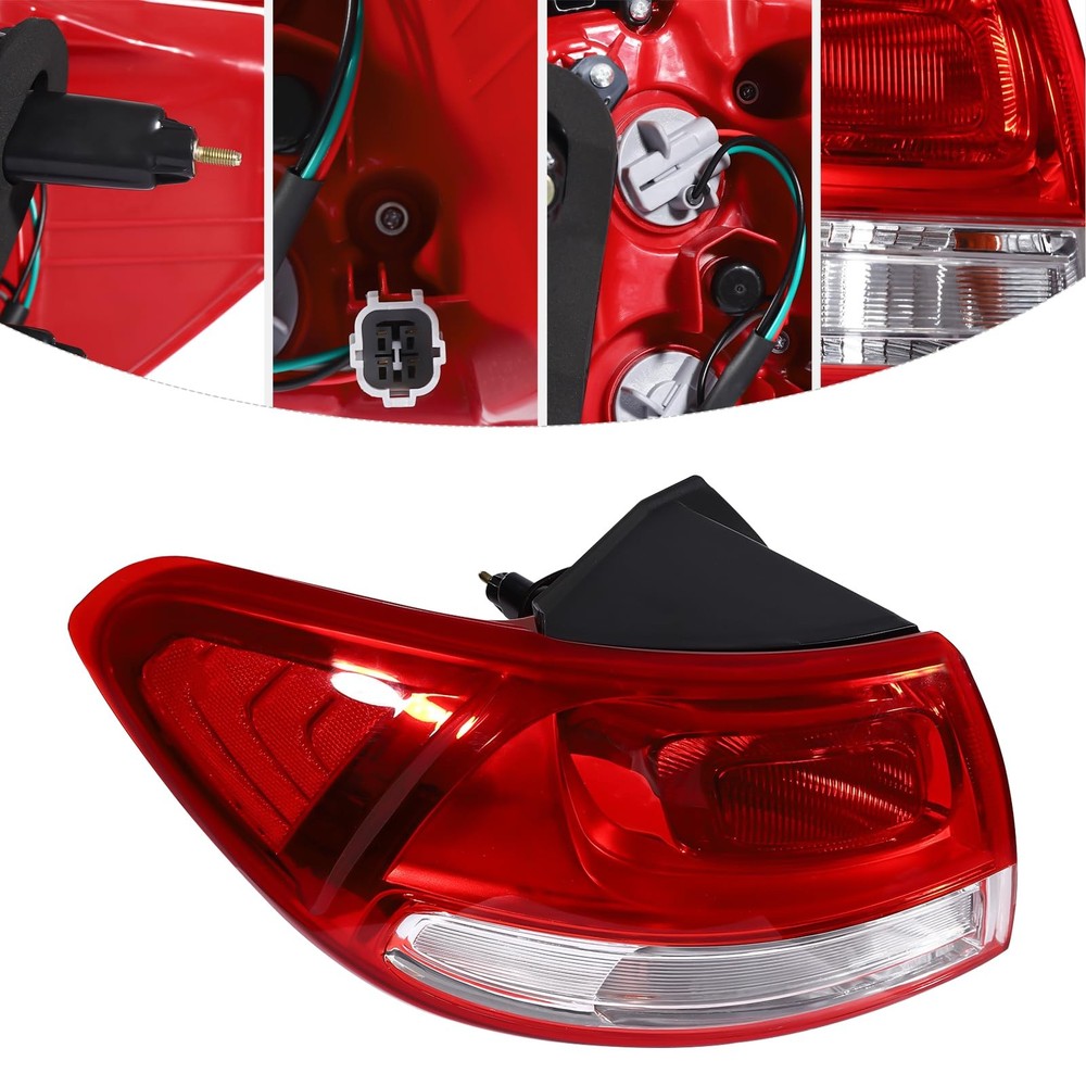 92402C6000 Halogen Outer Tail Light Assembly For 2016-2018 Sorento Driver Side