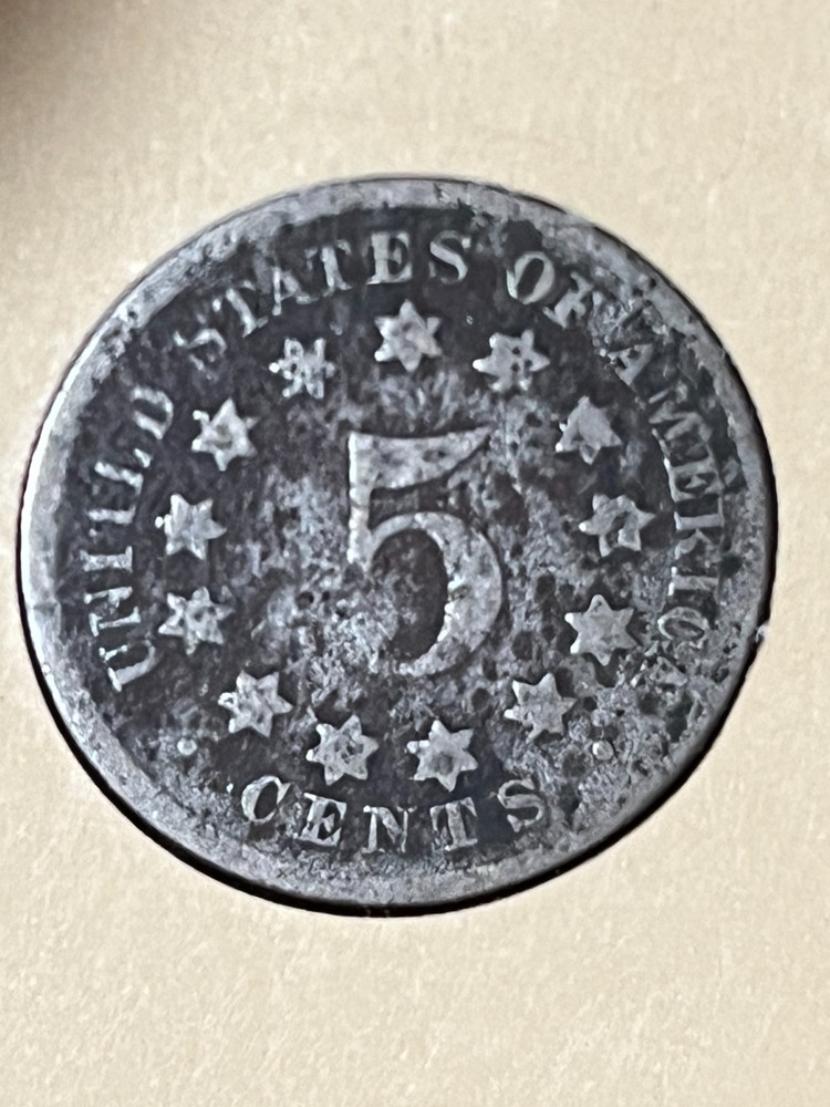 1869 Shield Nickel