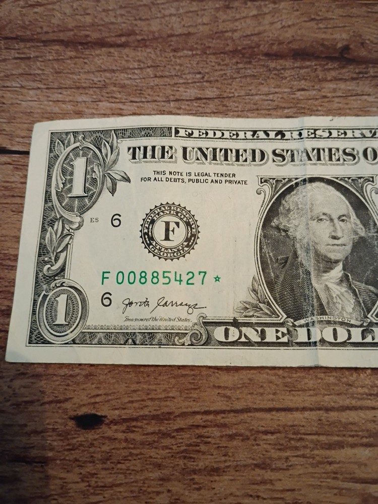 2017 $1 Star Note F00885427*