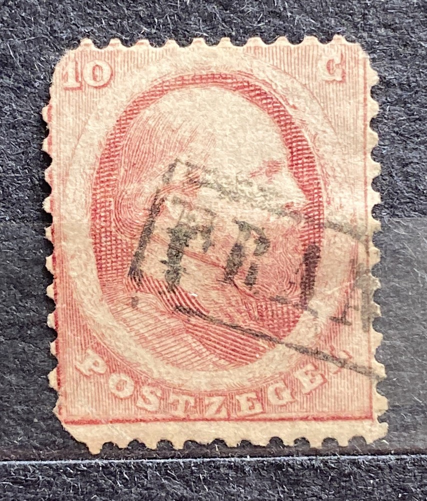 Netherlands 1864, 10c Used R71