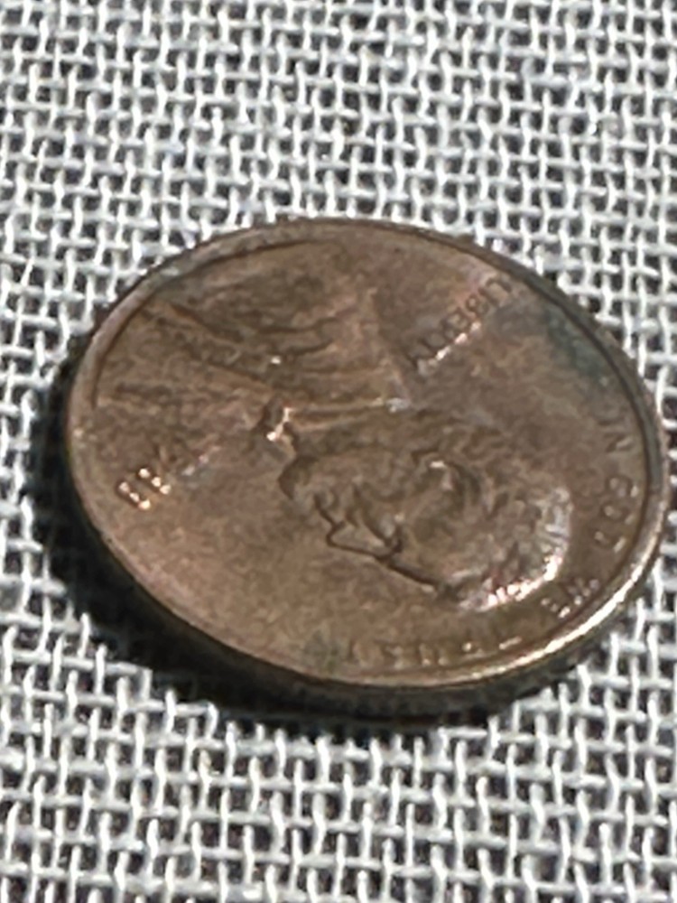 1988 *Very Rare* Lincoln Penny with multiple errors. AM Error