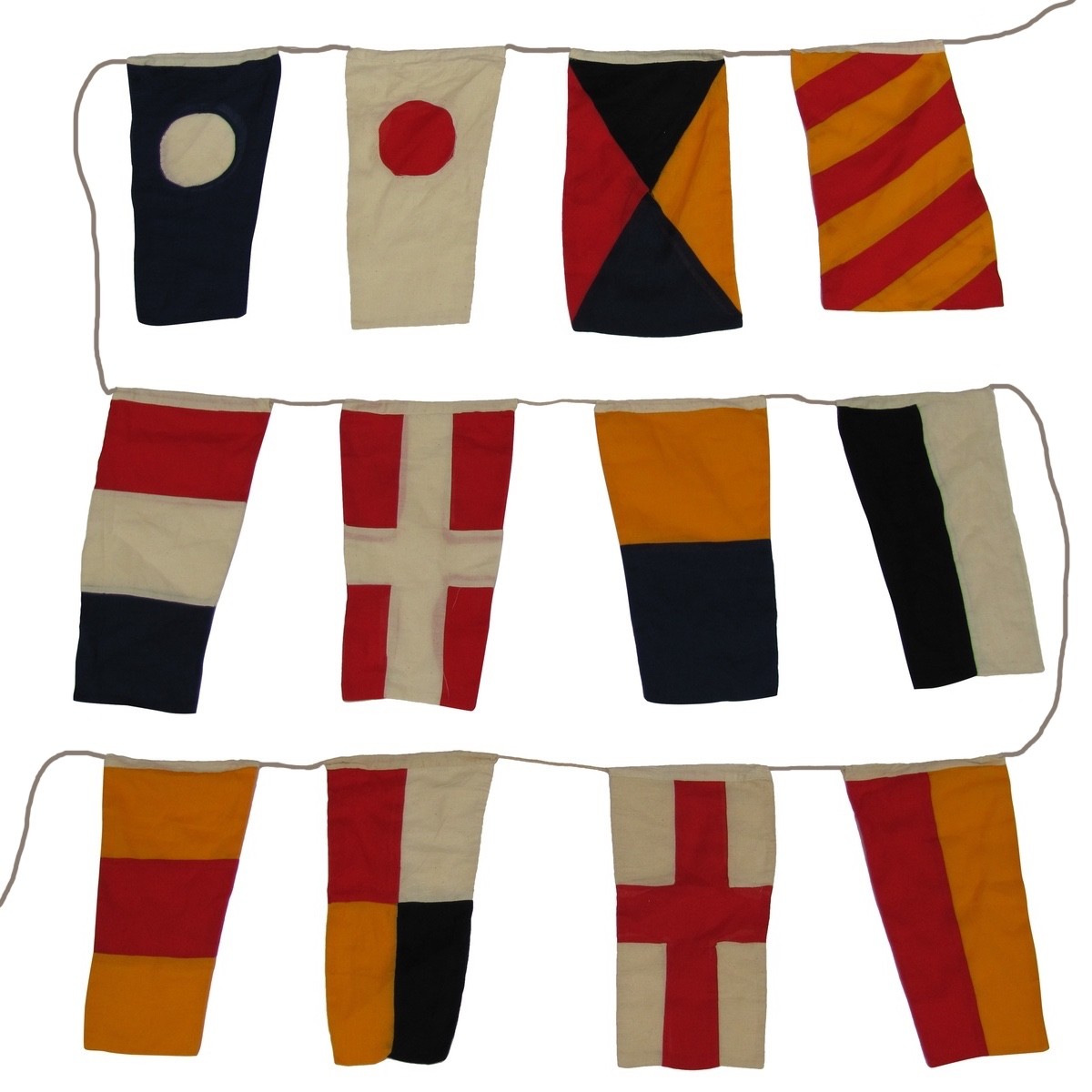 Set of 40 International Maritime Nautical Marine Signal Code Flags Boating Flag