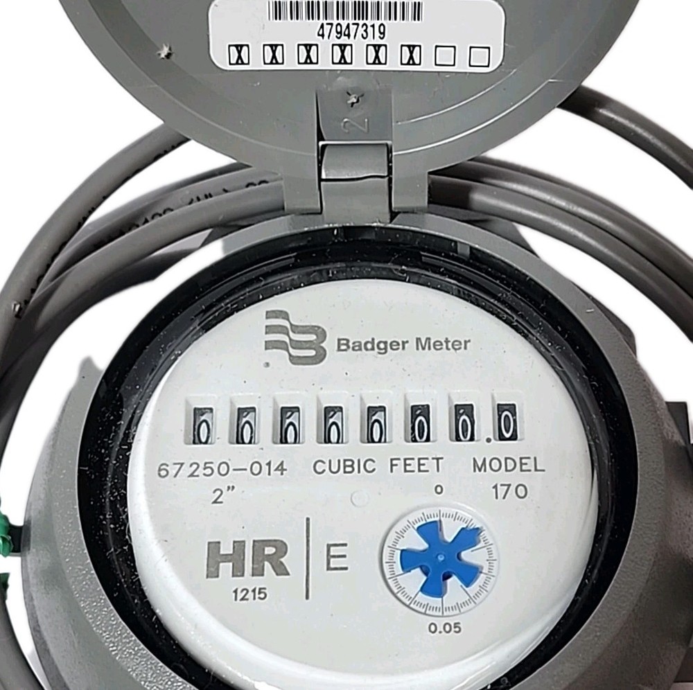 Badger Meter Recordall HR-E Water Meter Register Encoder Model 25/70 67250-001