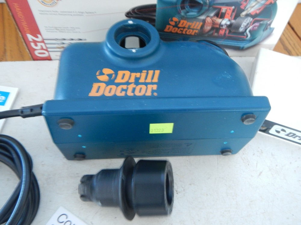 Drill Doctor 250 Handyman Drill Bit Sharpener Kit Box Instructions