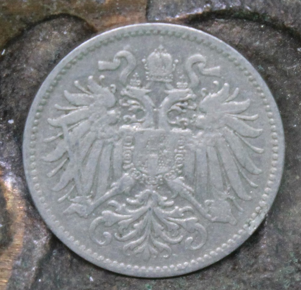 1893 Austria 10 Heller