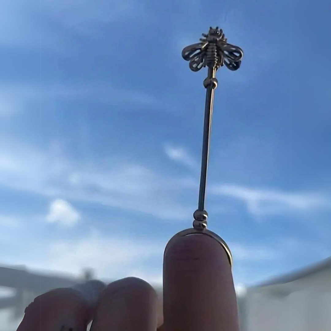 Golden Bee Shaped Cigarette Mouthpiece Elegant Mouthpiece Ring Cigarette Holder