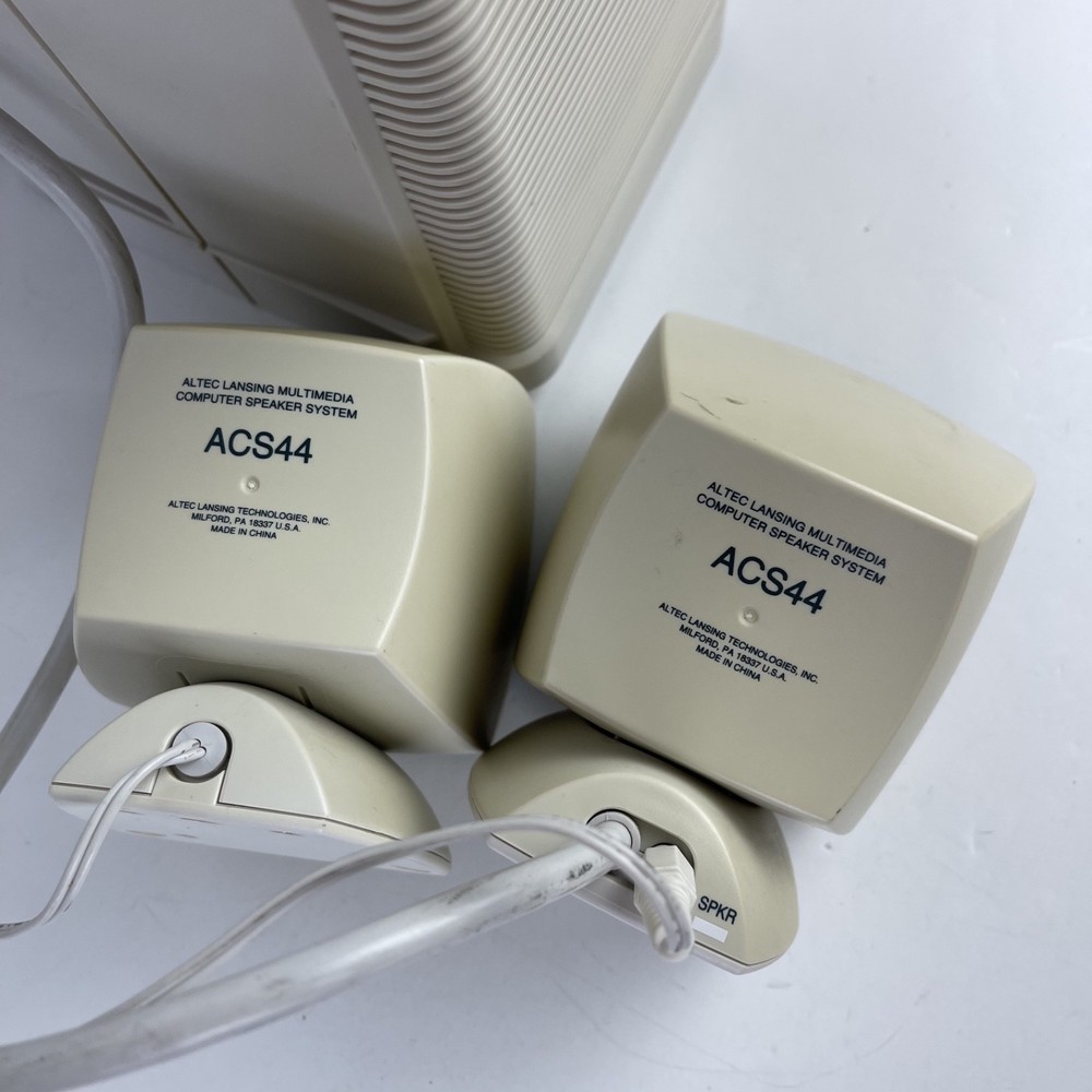 Altec Lansing ACS44 Multimedia Computer Speaker System Subwoofer - Tested Works