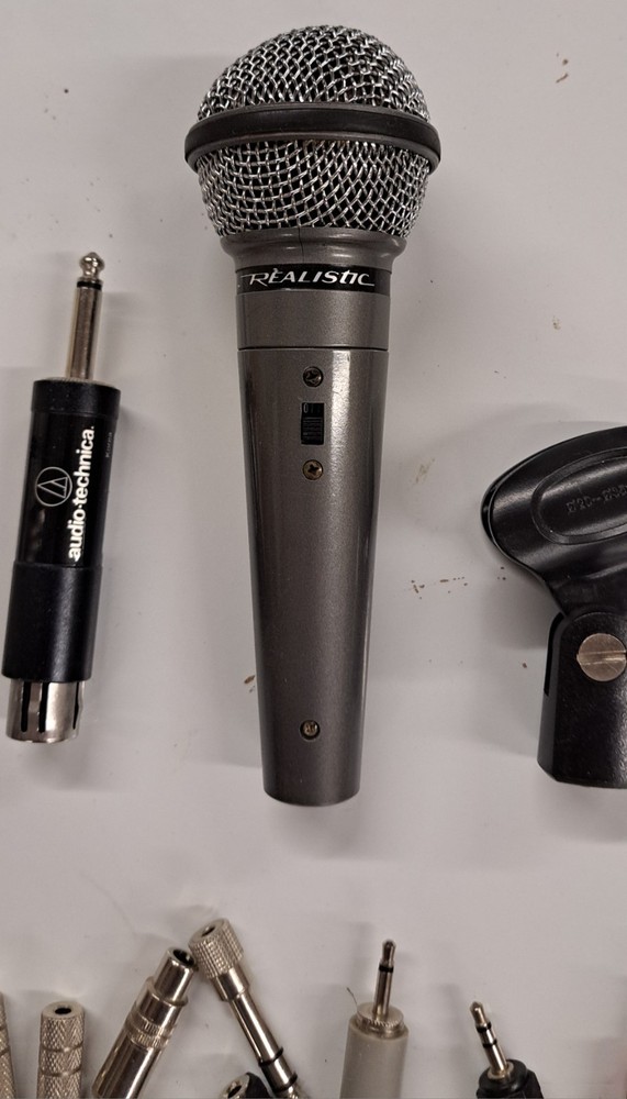 Realistic Highball Mic, Misc Mic Cords, Audio Cords, Etc.
