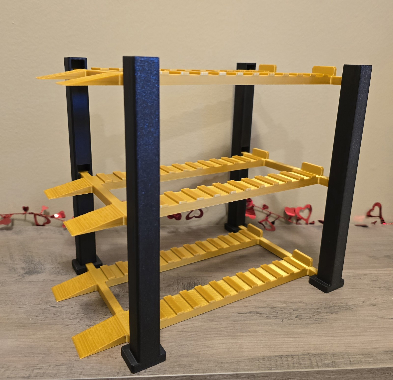 1:24 Scale Hotwheels Diecast Matchbox 4 Post Lift Display 3 tier