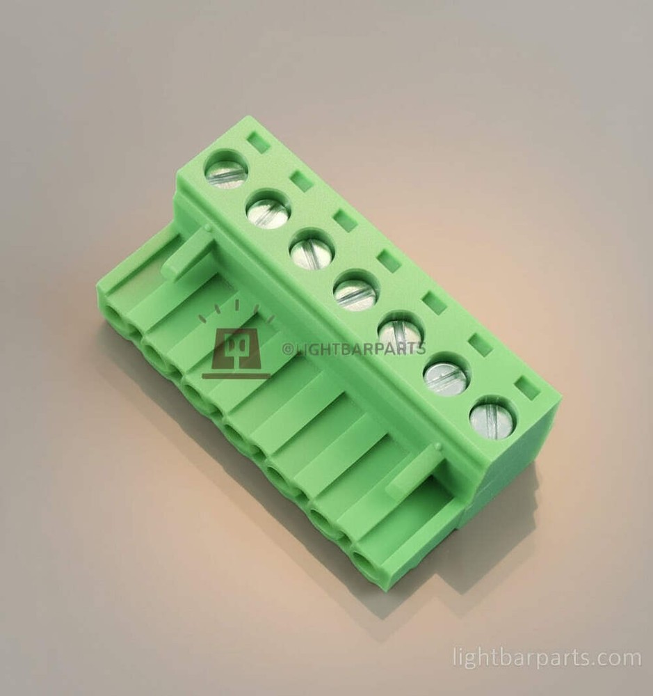 Replacement 7 Pin Plug Connector - Federal Signal Code3 Carson Whelen MasterCom