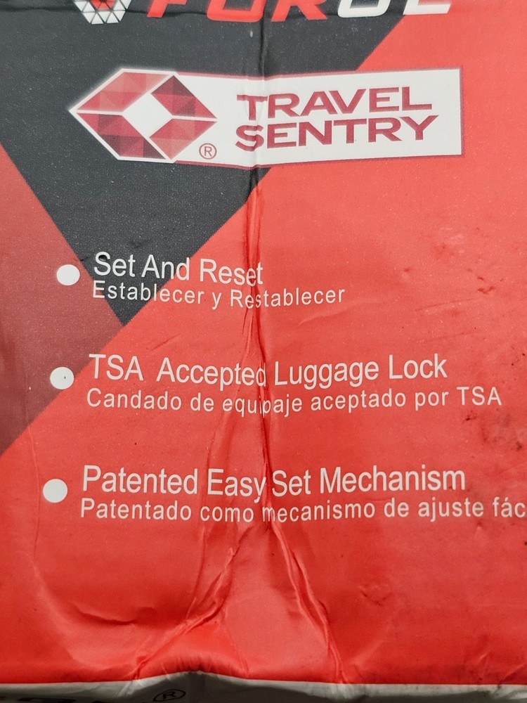 Forge Cable Luggage Lock Re-Settable Combination Alloy Body