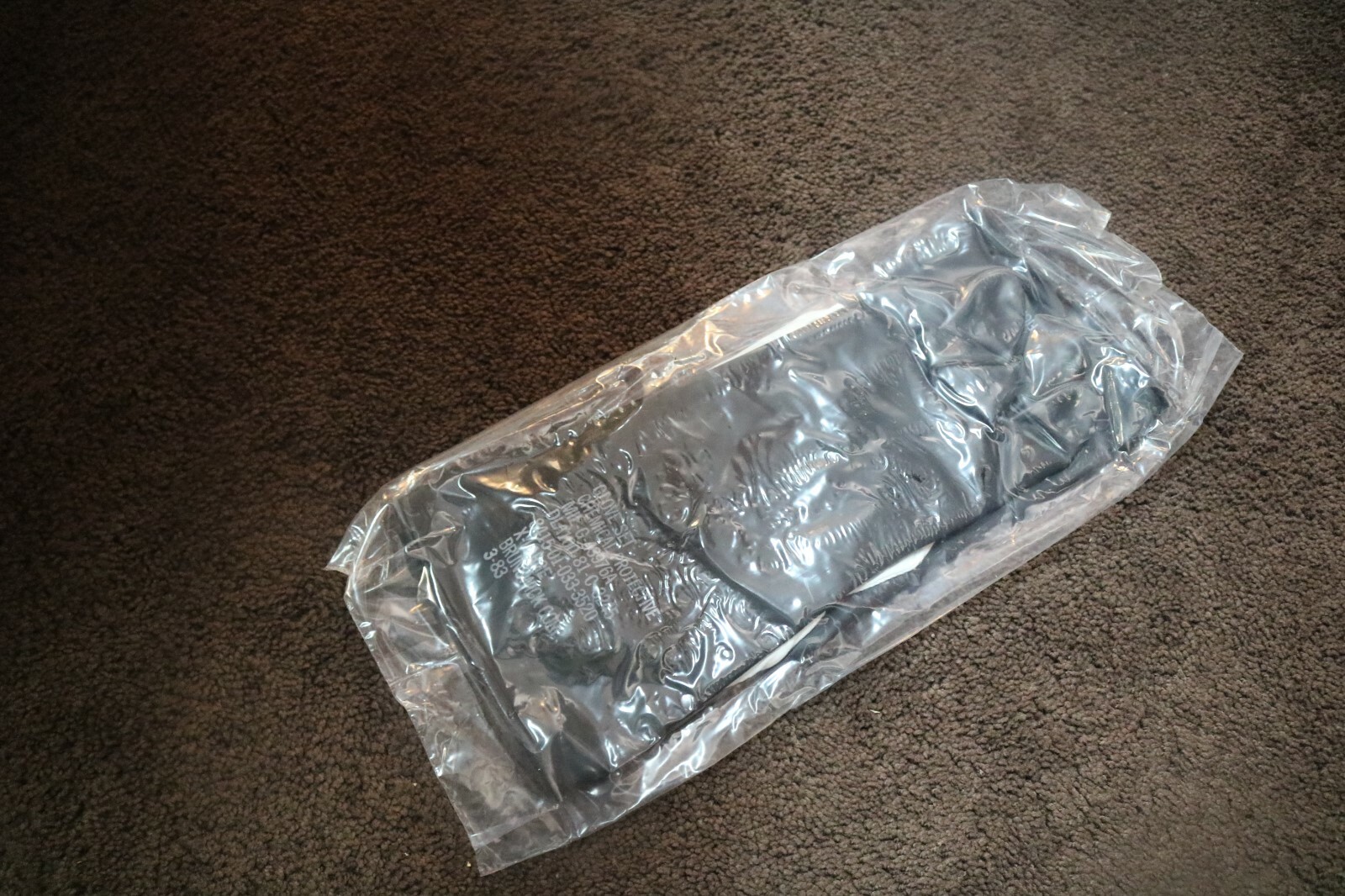 lot of 12 sealed unissued USGI military surplus black protective gloves NBC XL