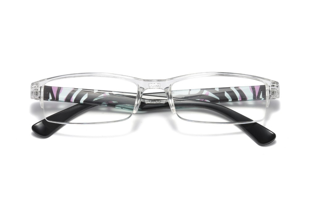 10 Pair Half Frame Womens Ladies Rectangular Lightweight Reading Glasses Readers