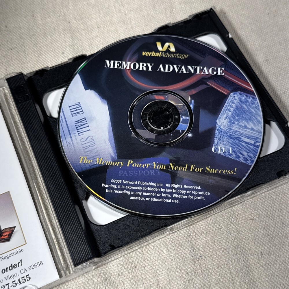 Memory Advantage by VA Verbal Advantage Success Edition 2 Audio CD Set