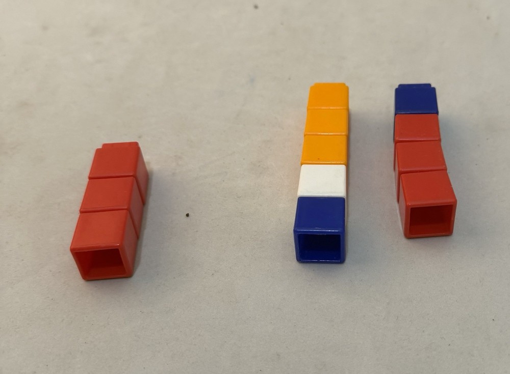 912 Manipulative Linking Style Blocks Learn Math Count Numbers STEM PLTW