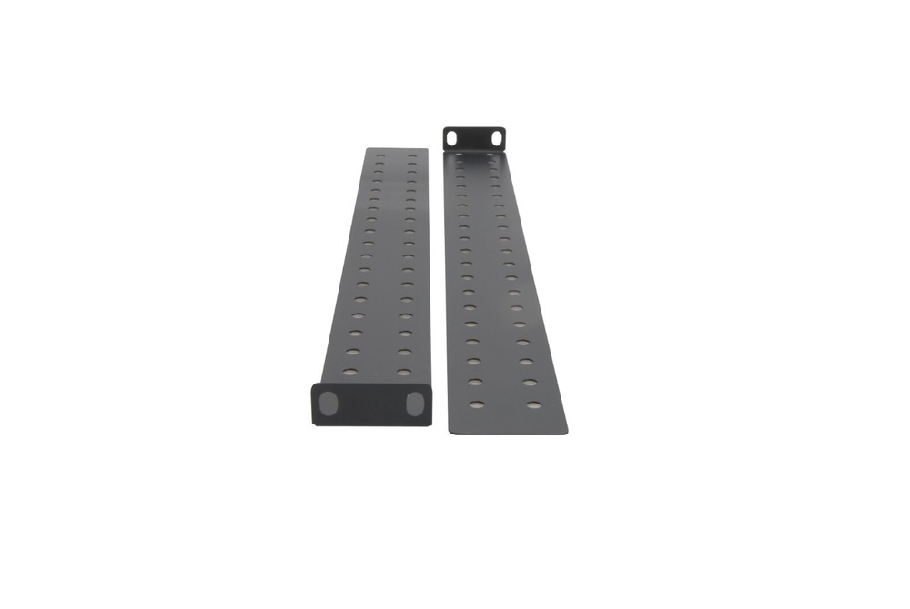 1U 4-Post Adjustable Rack Mount Server Shelf Rails - Audio/Network/IT Equipment