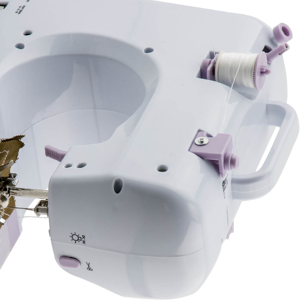 Small Automatic Sewing Machine Electric Crafting Mending w/12 Built-In Stitches